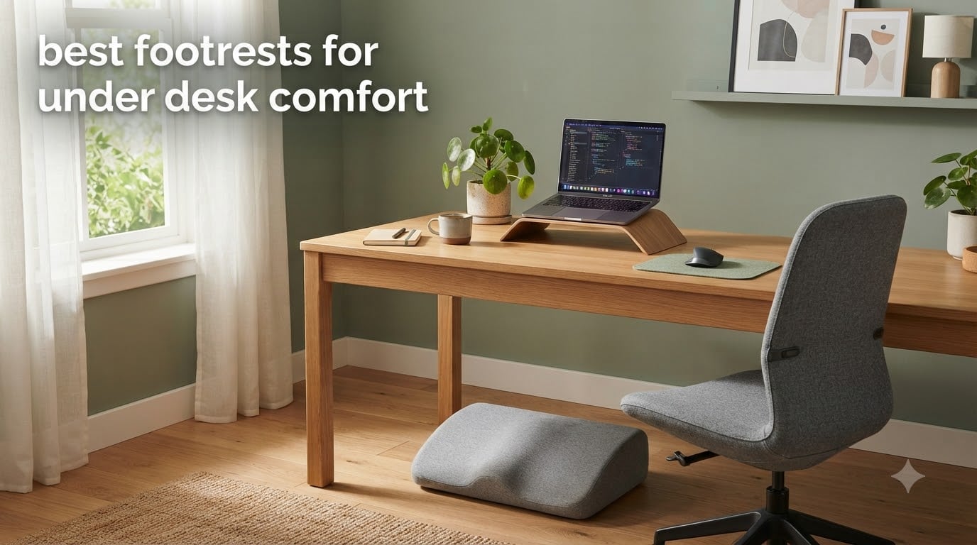 best footrests for under desk comfort