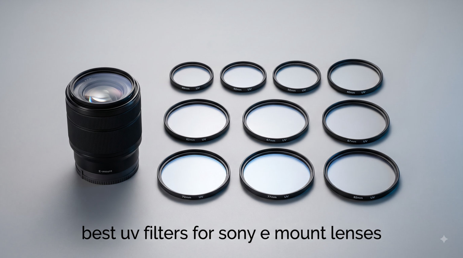 best uv filters for sony e mount lenses