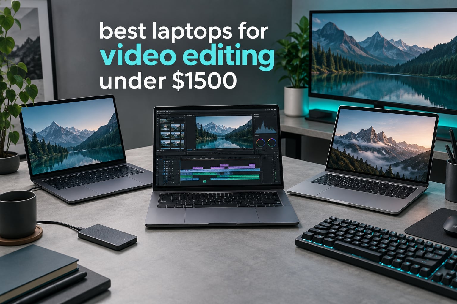 best laptops for video editing under $1500