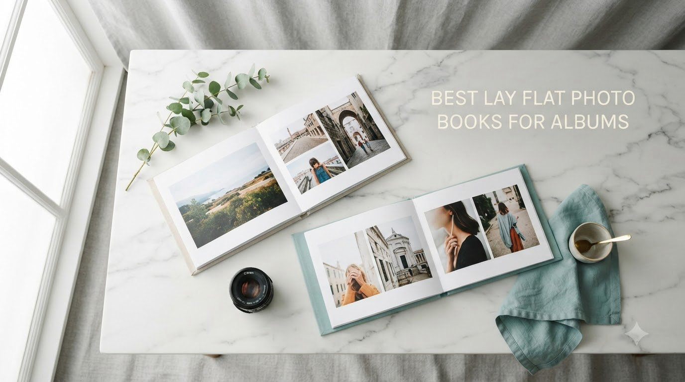 best lay flat photo books for albums