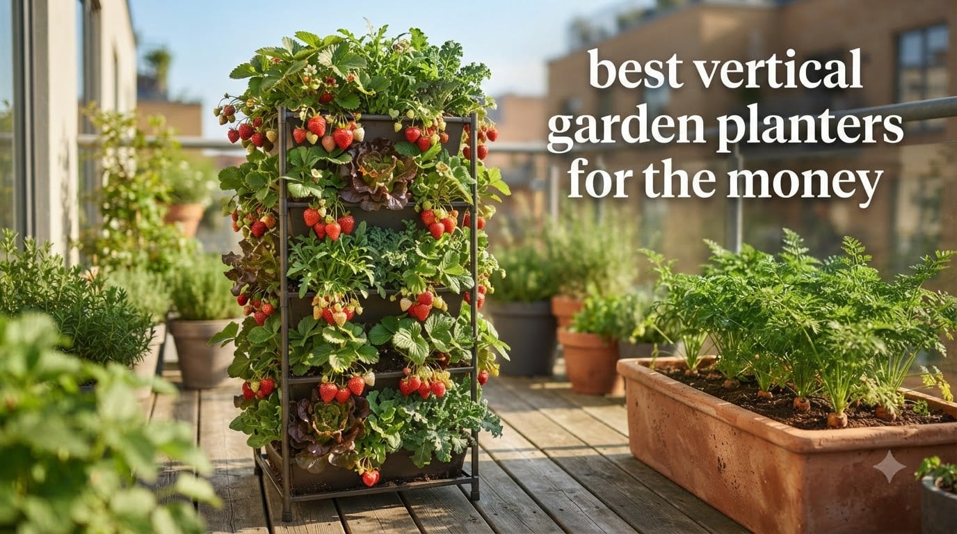 best vertical garden planters for the money