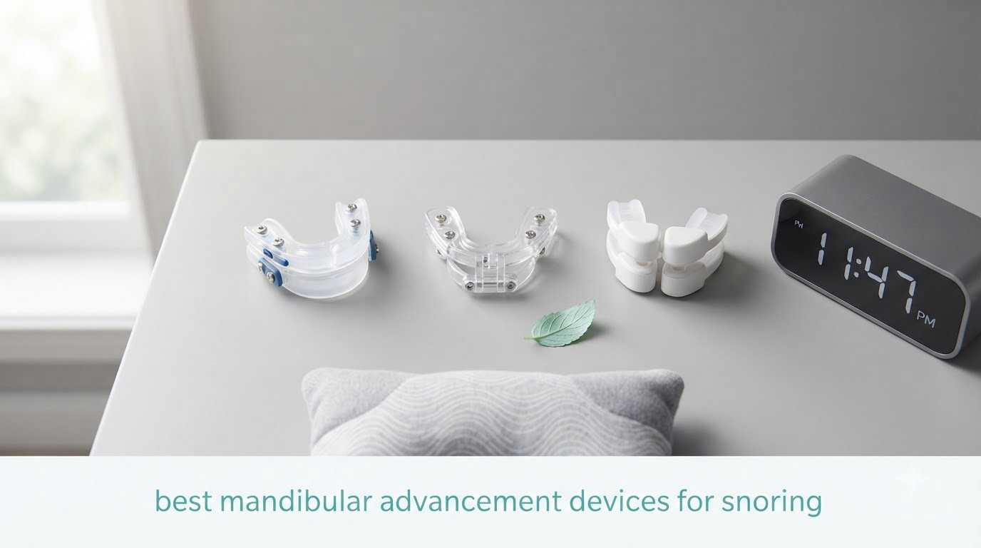 best mandibular advancement devices for snoring