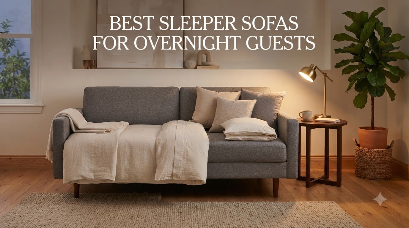 best sleeper sofas for overnight guests