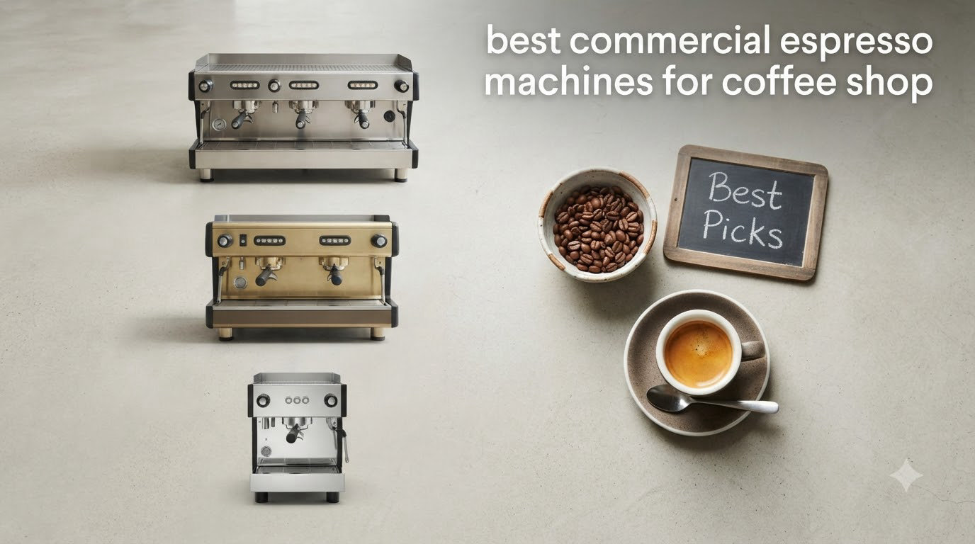 best commercial espresso machines for coffee shop