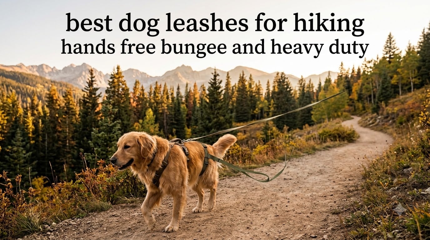 best dog leashes for hiking hands free bungee and heavy duty
