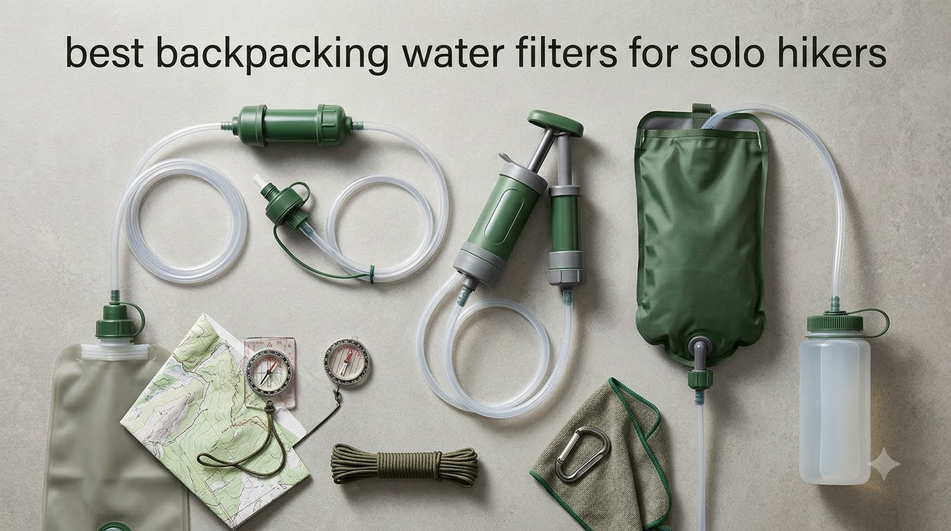 best backpacking water filters for solo hikers