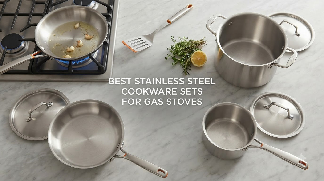 best stainless steel cookware sets for gas stoves