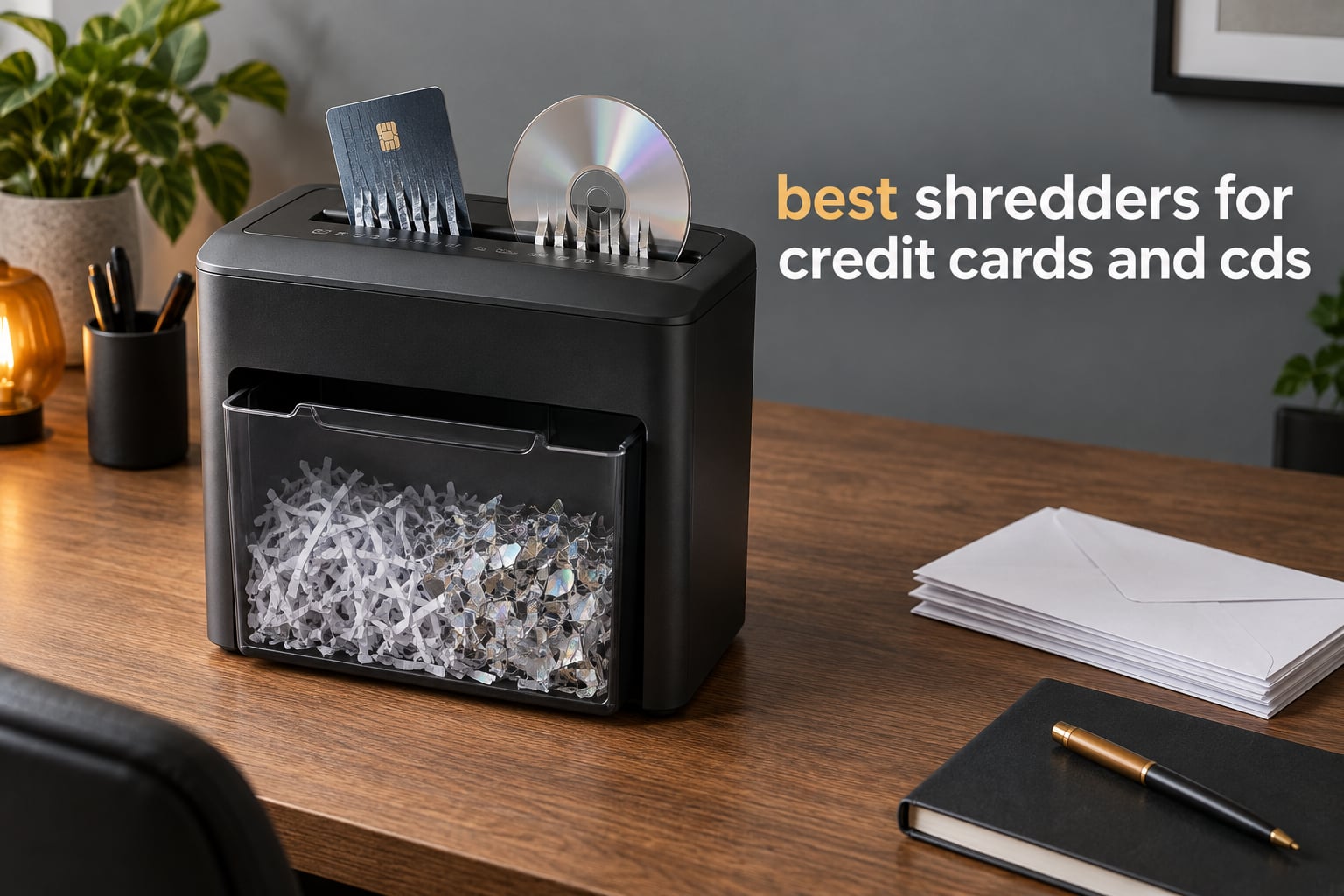 best shredders for credit cards and cds