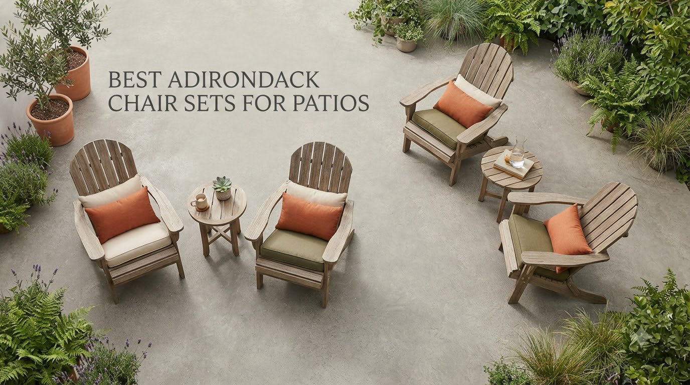 best adirondack chair sets for patios