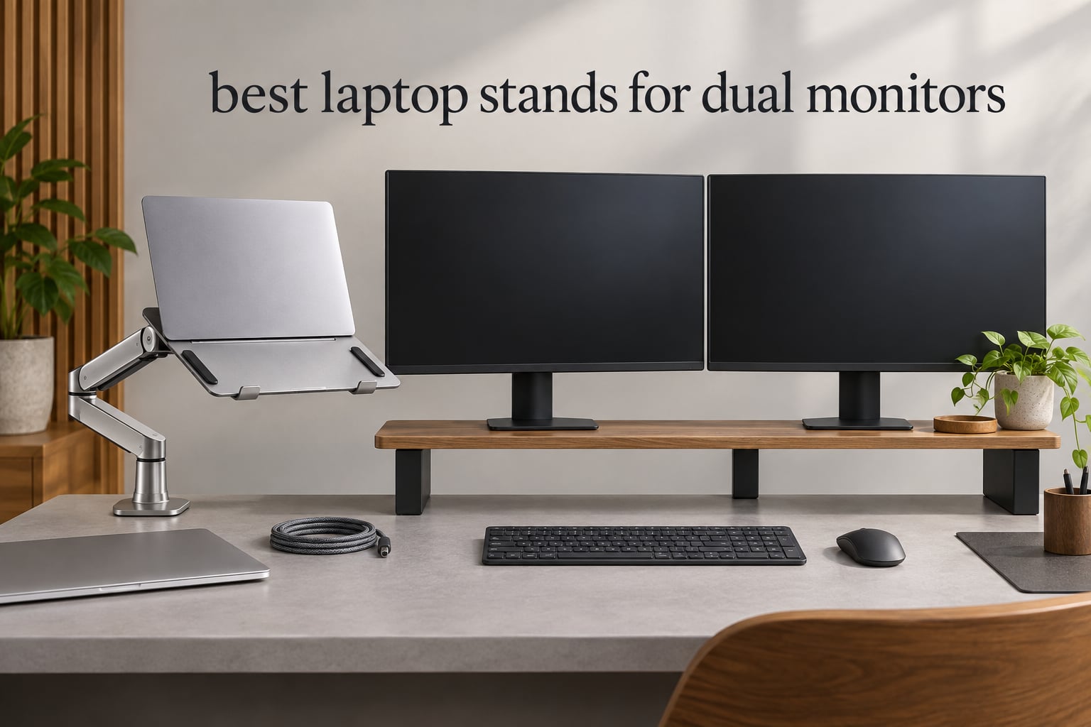 best laptop stands for dual monitors