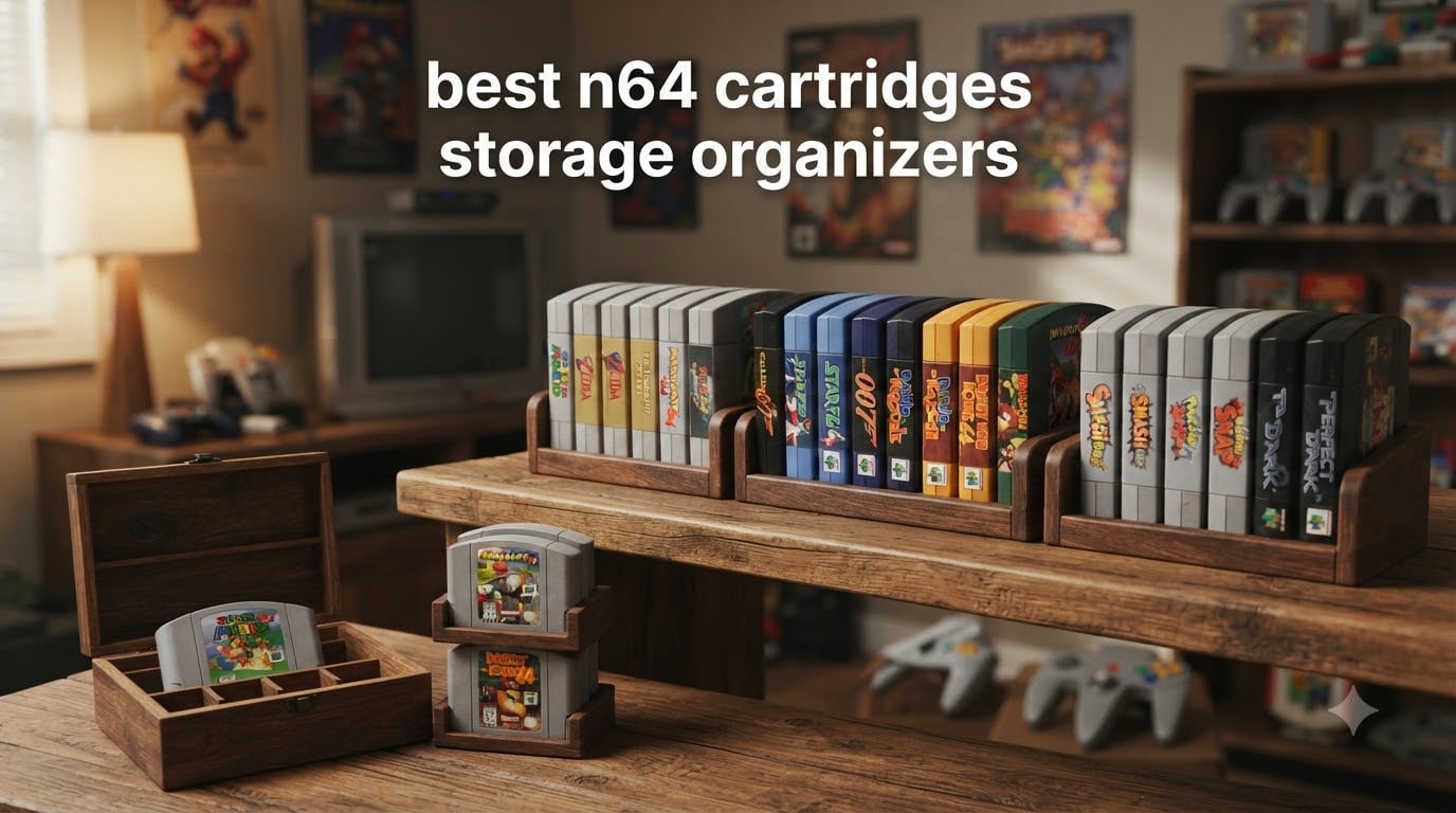 best n64 cartridges storage organizers