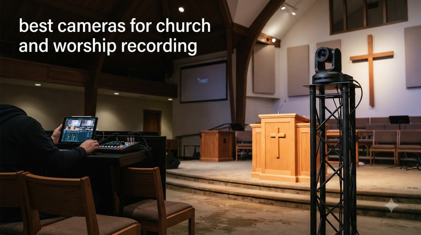 best cameras for church and worship recording