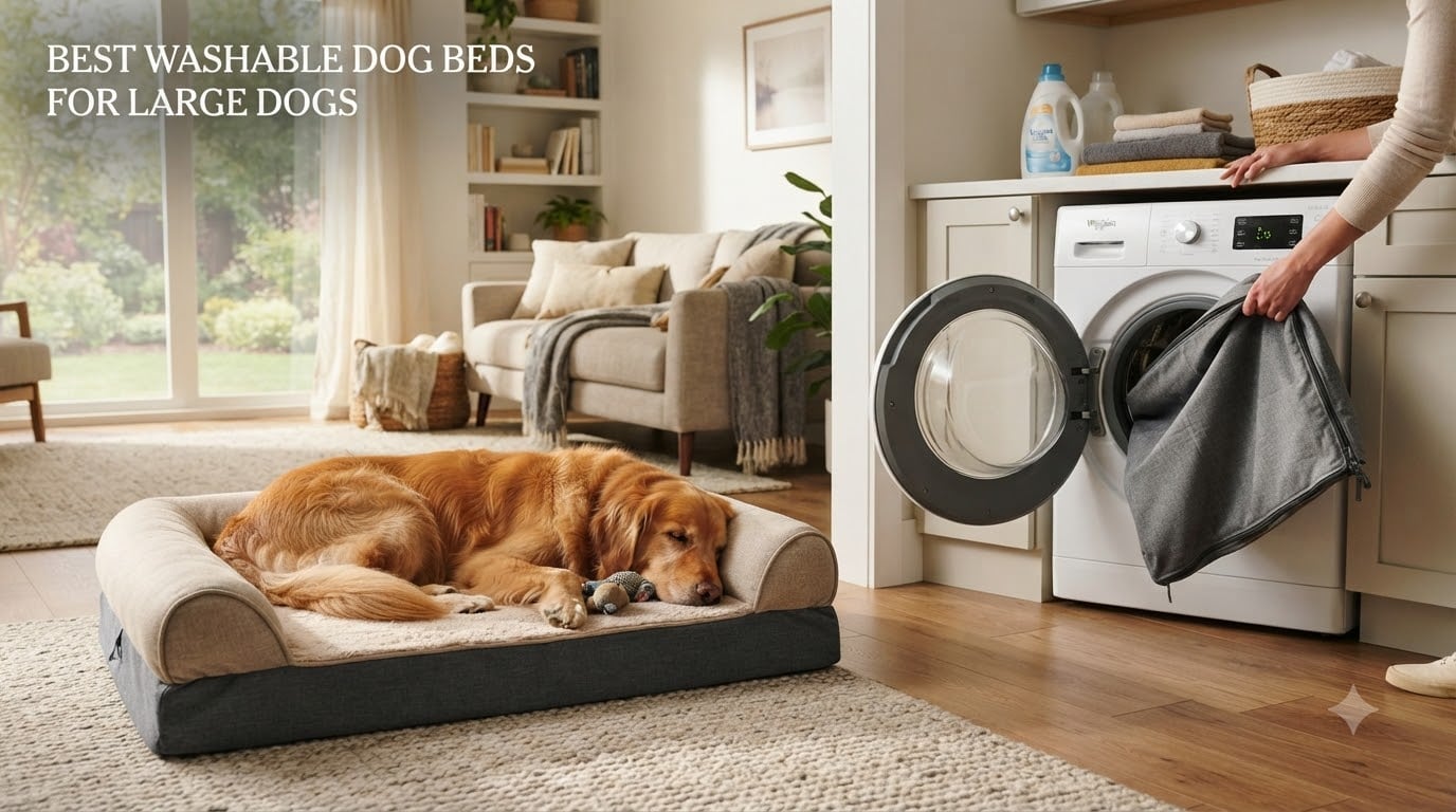 best washable dog beds for large dogs