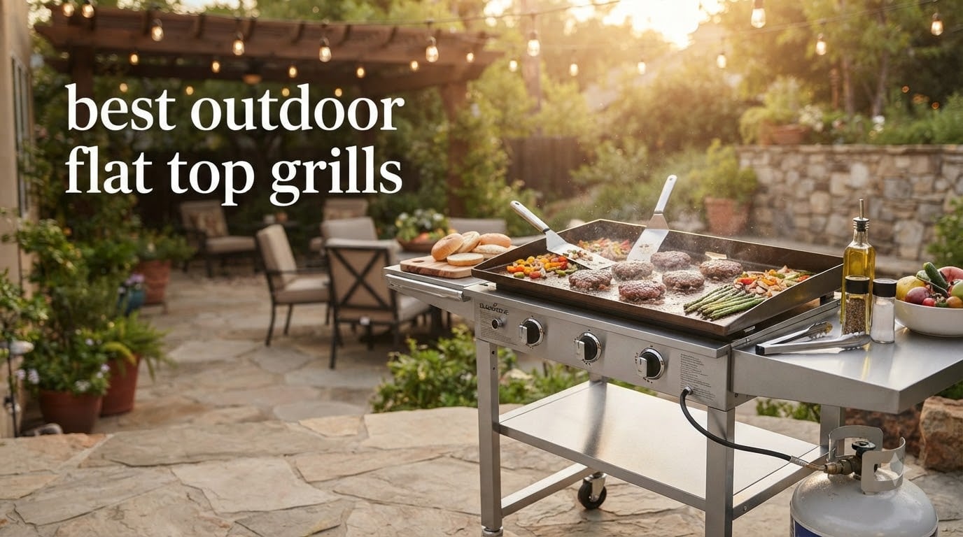 best outdoor flat top grills
