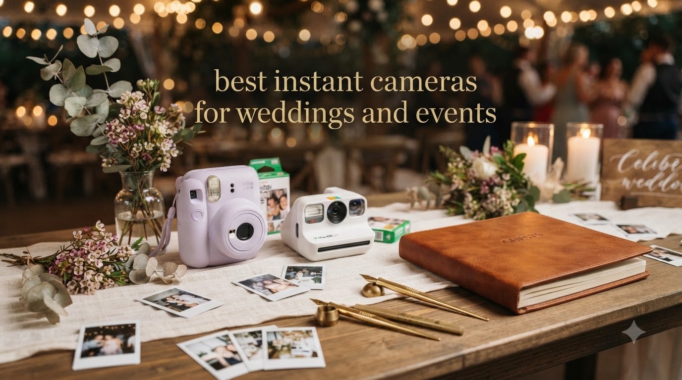 best instant cameras for weddings and events