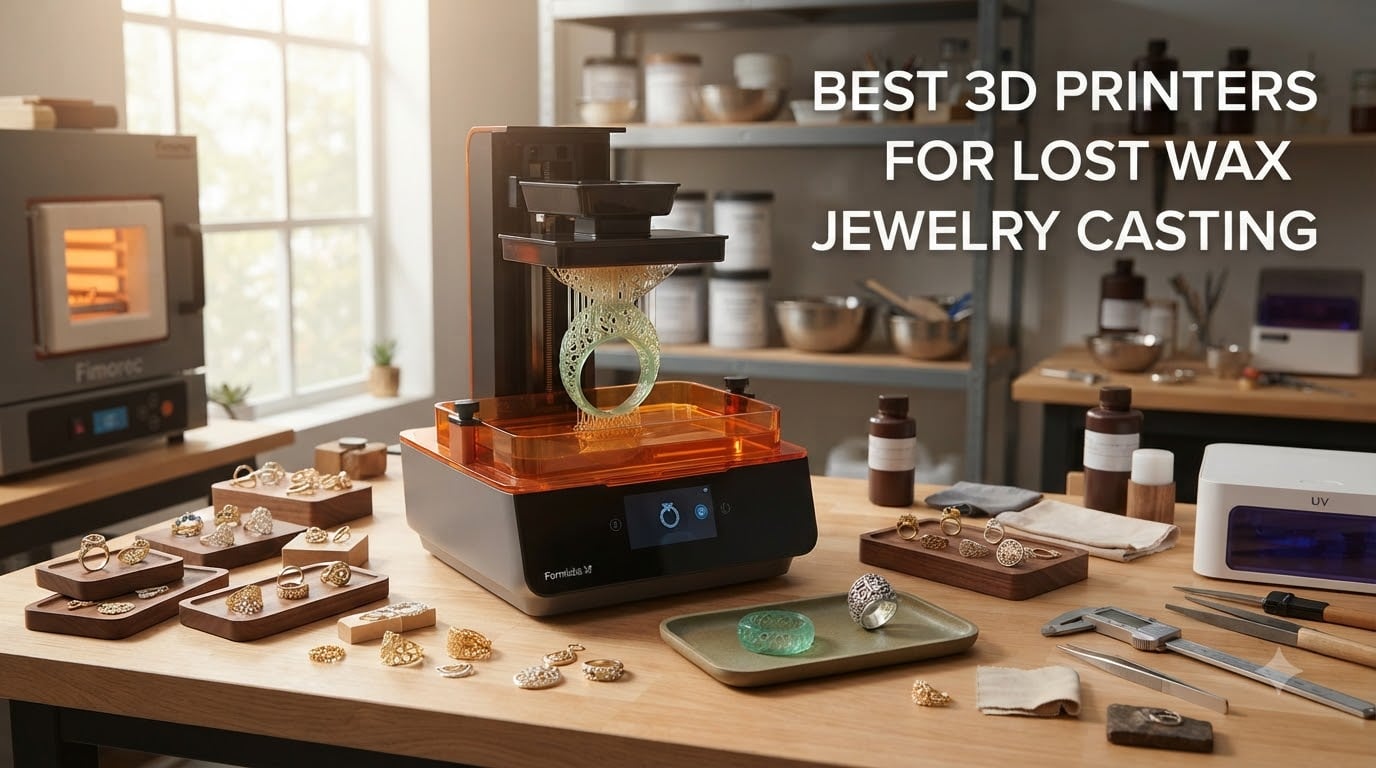 best 3d printers for lost wax jewelry casting