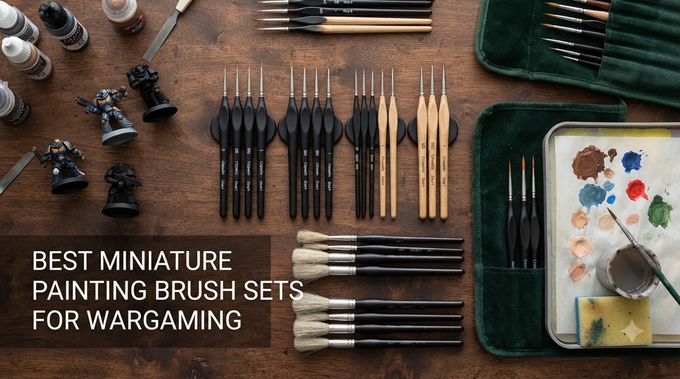 best miniature painting brush sets for wargaming