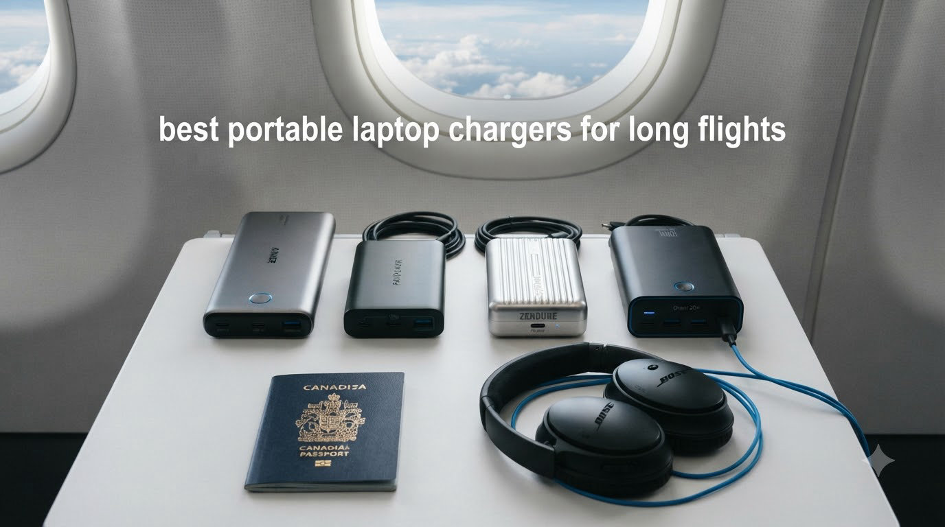 best portable laptop chargers for long flights