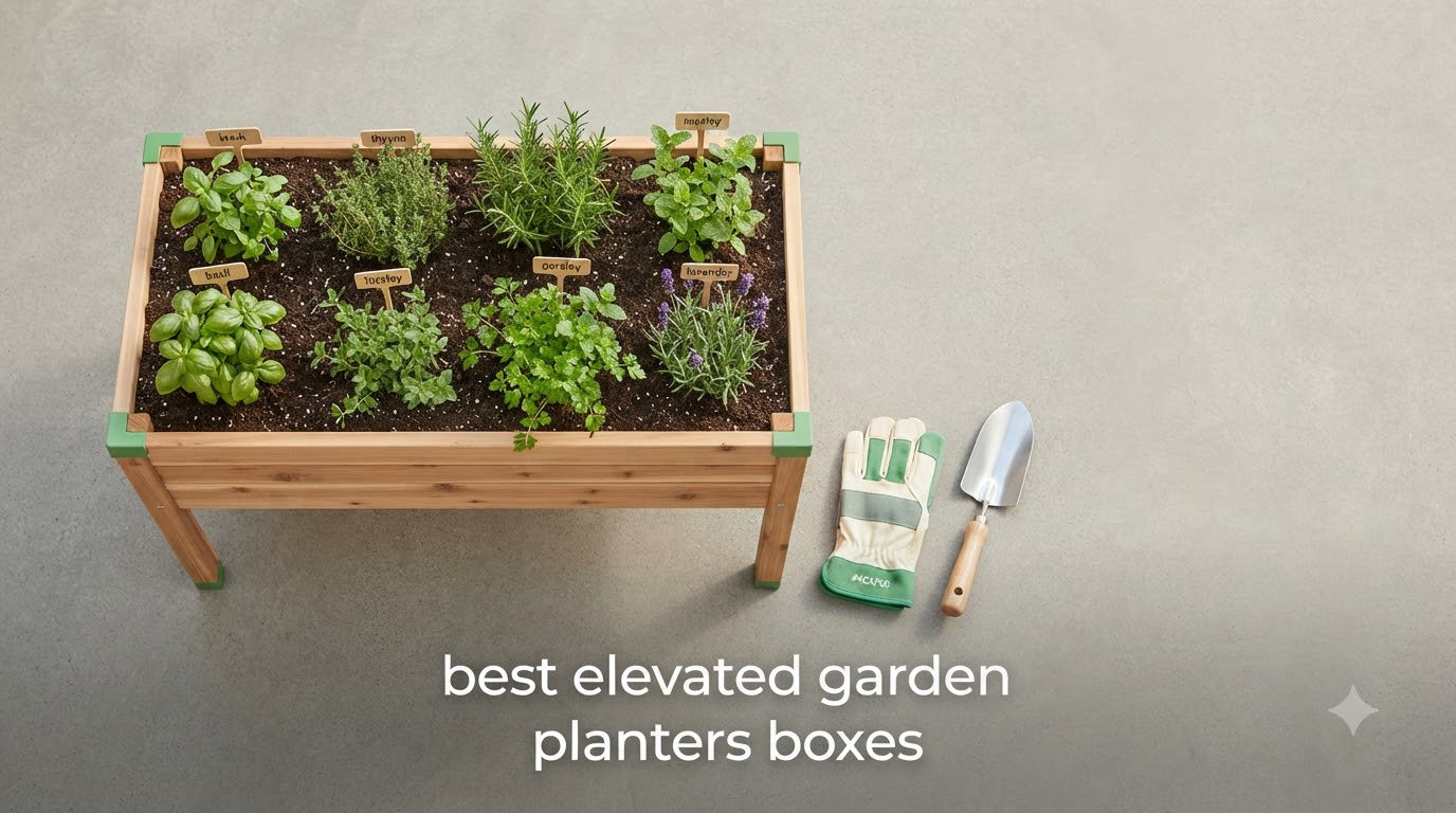 best elevated garden planters boxes