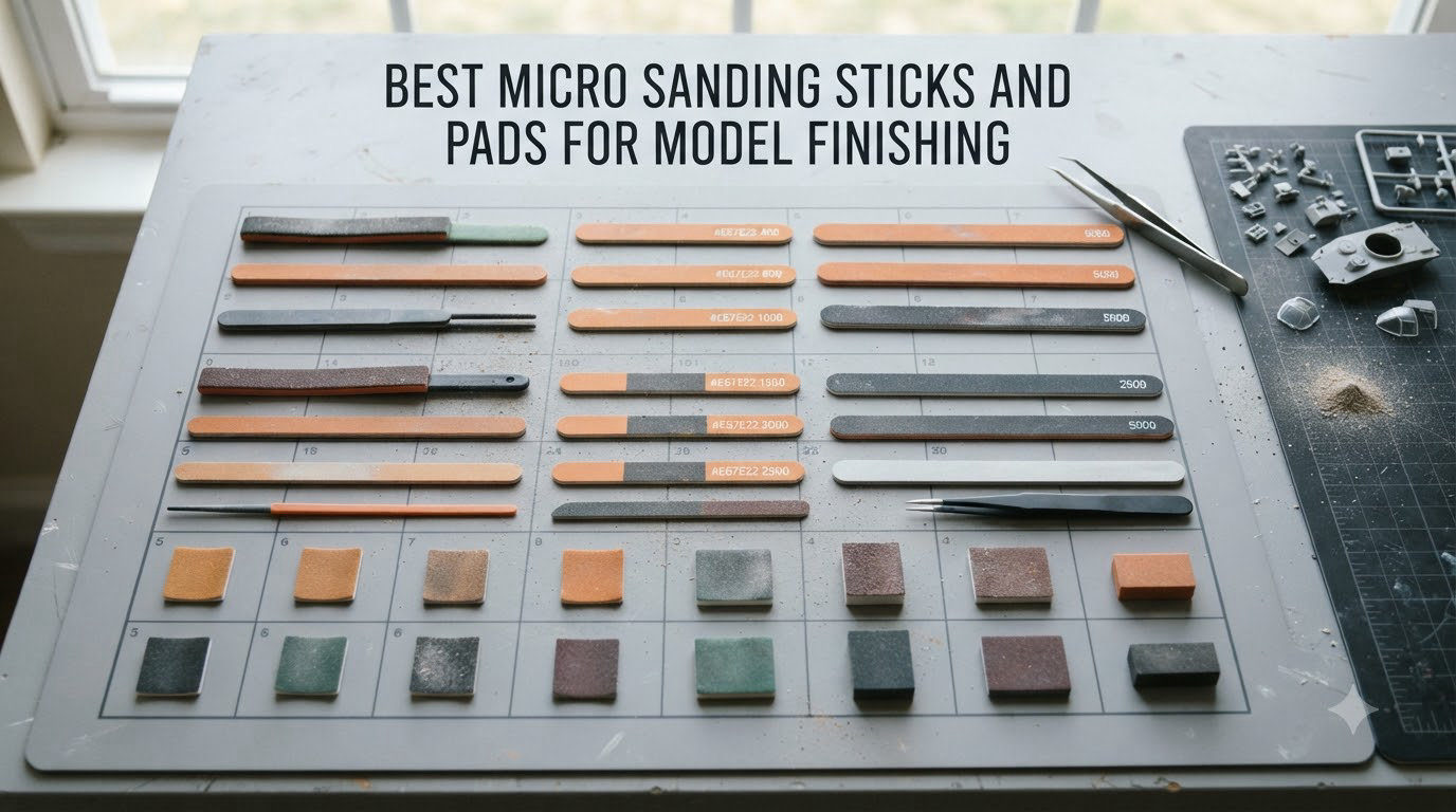 best micro sanding sticks and pads for model finishing