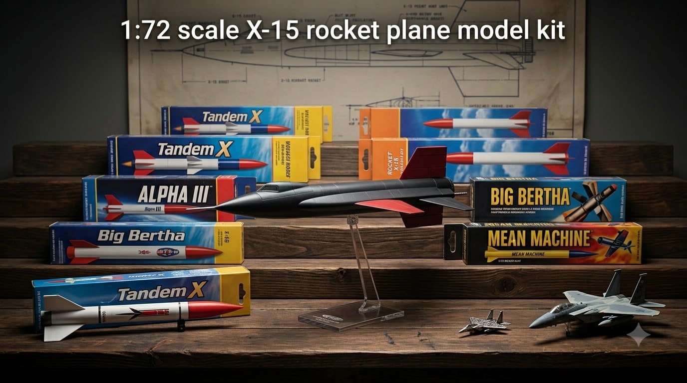 best x 15 rocket plane model kits