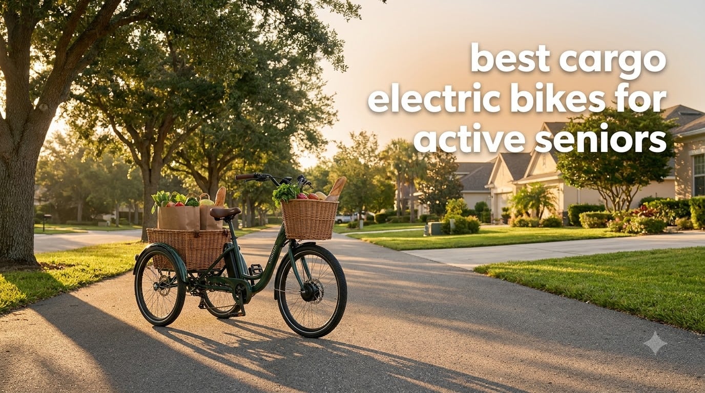 best cargo electric bikes for active seniors