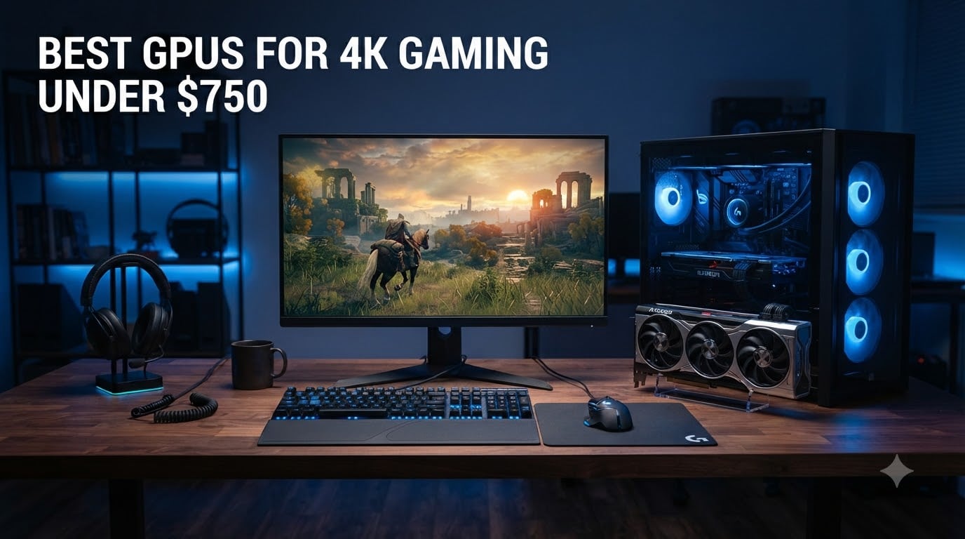 best gpus for 4k gaming under $750