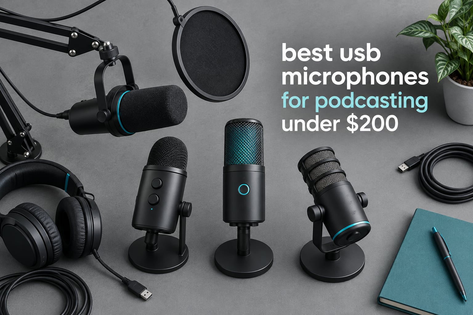 best usb microphones for podcasting under $200