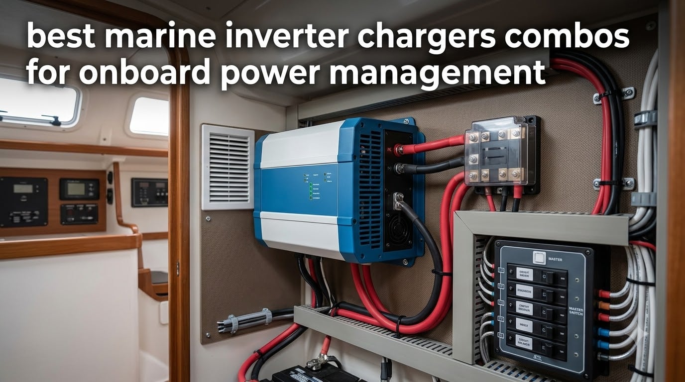 best marine inverter chargers combos for onboard power management