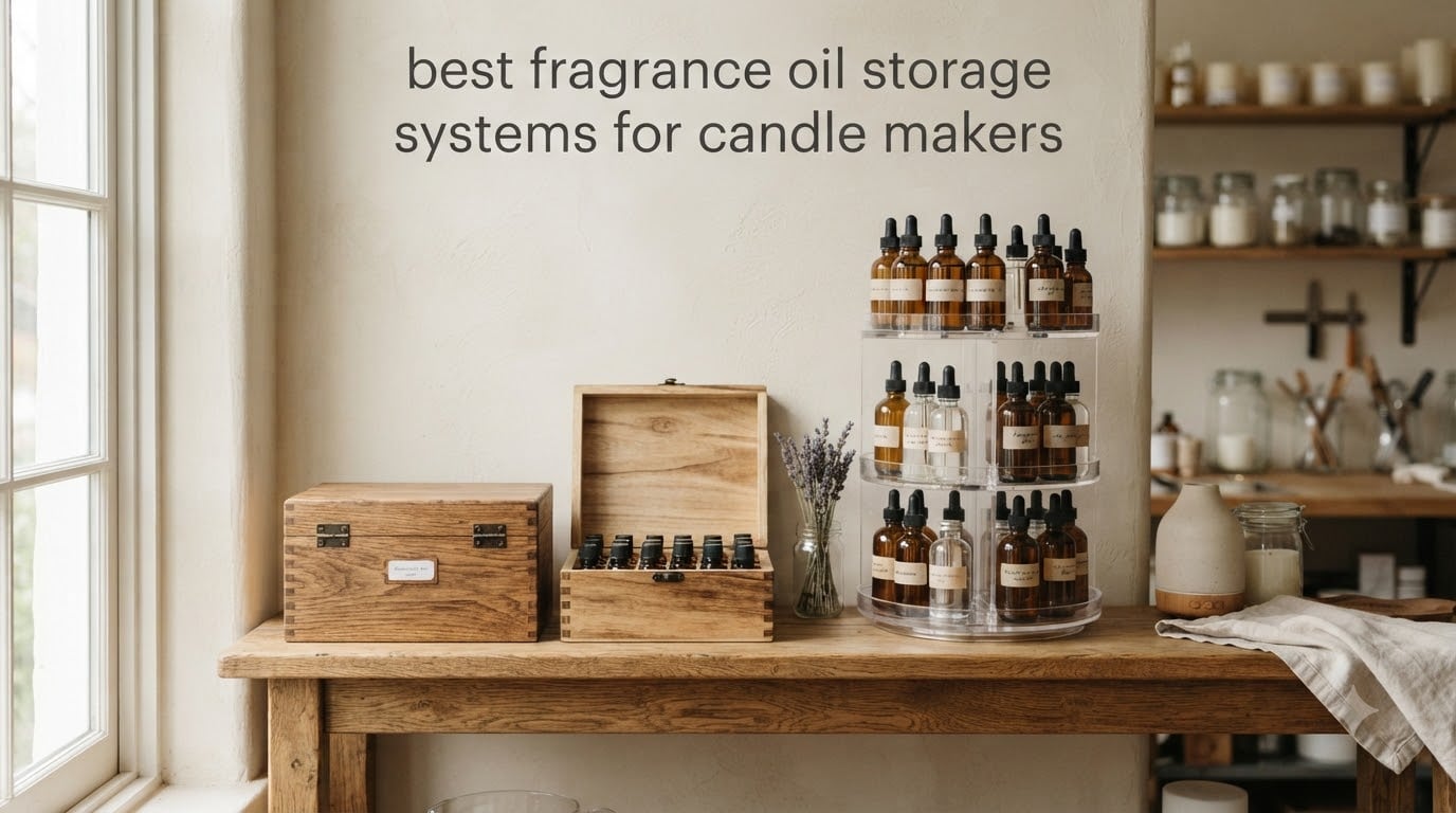 best fragrance oil storage systems for candle makers