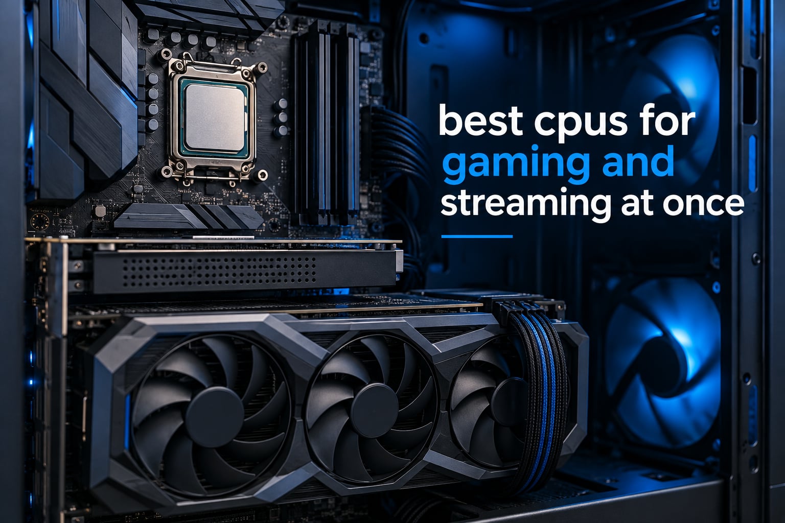 best cpus for gaming and streaming at once