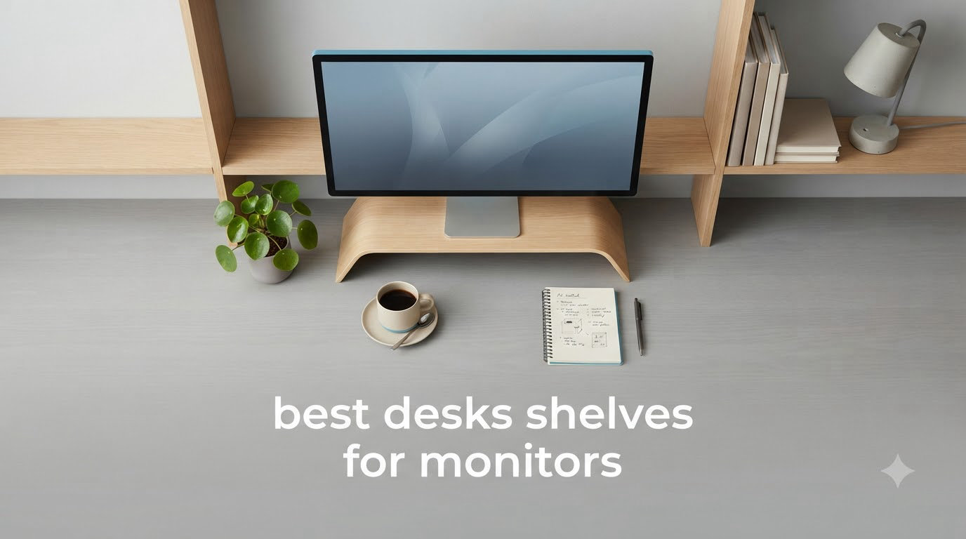best desks shelves for monitors