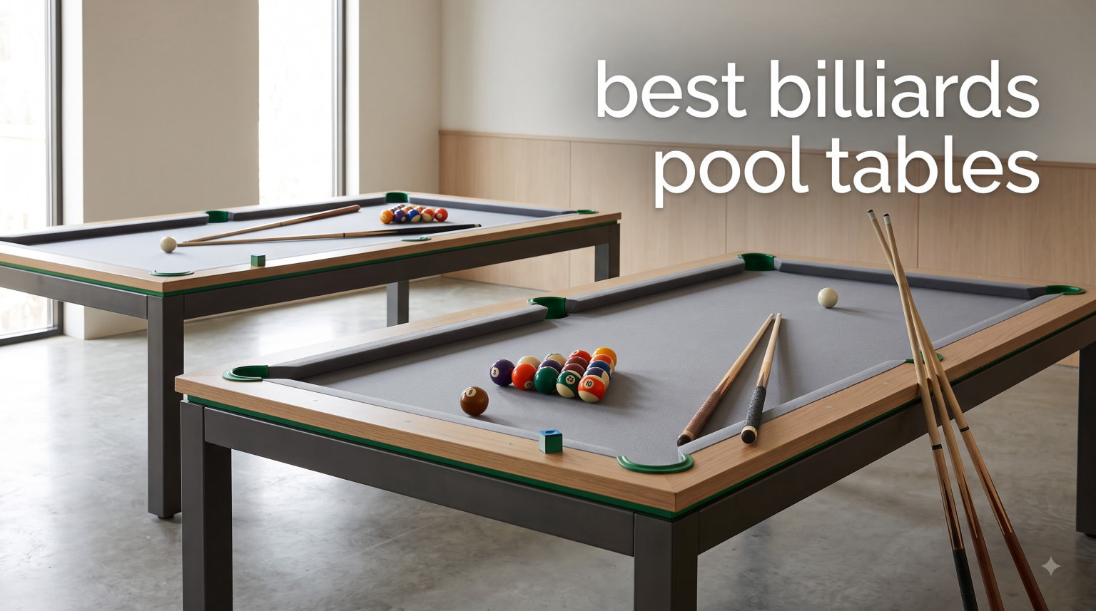 best billiards pool tables