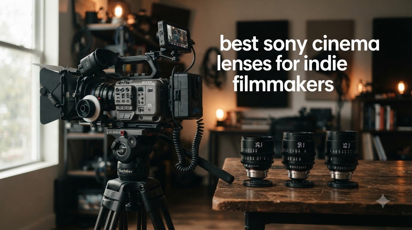 best sony cinema lenses for indie filmmakers