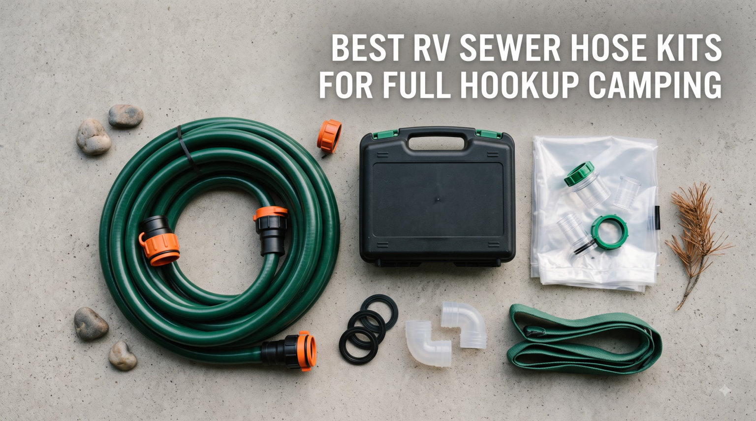best rv sewer hose kits for full hookup camping