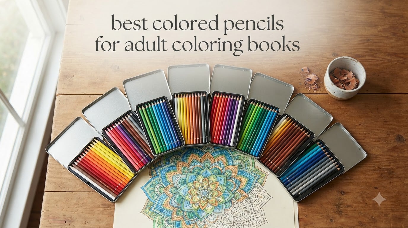 best colored pencils for adult coloring books