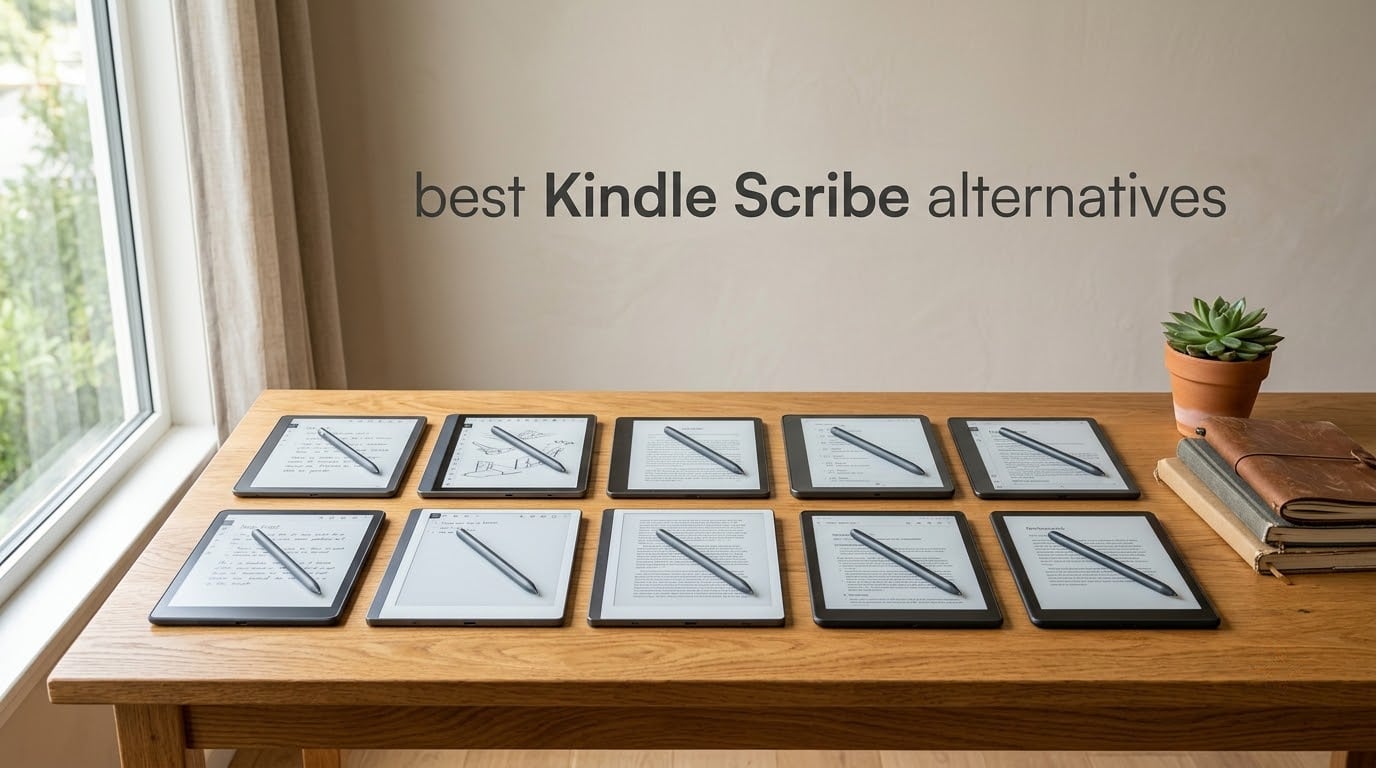 best Kindle Scribe alternatives