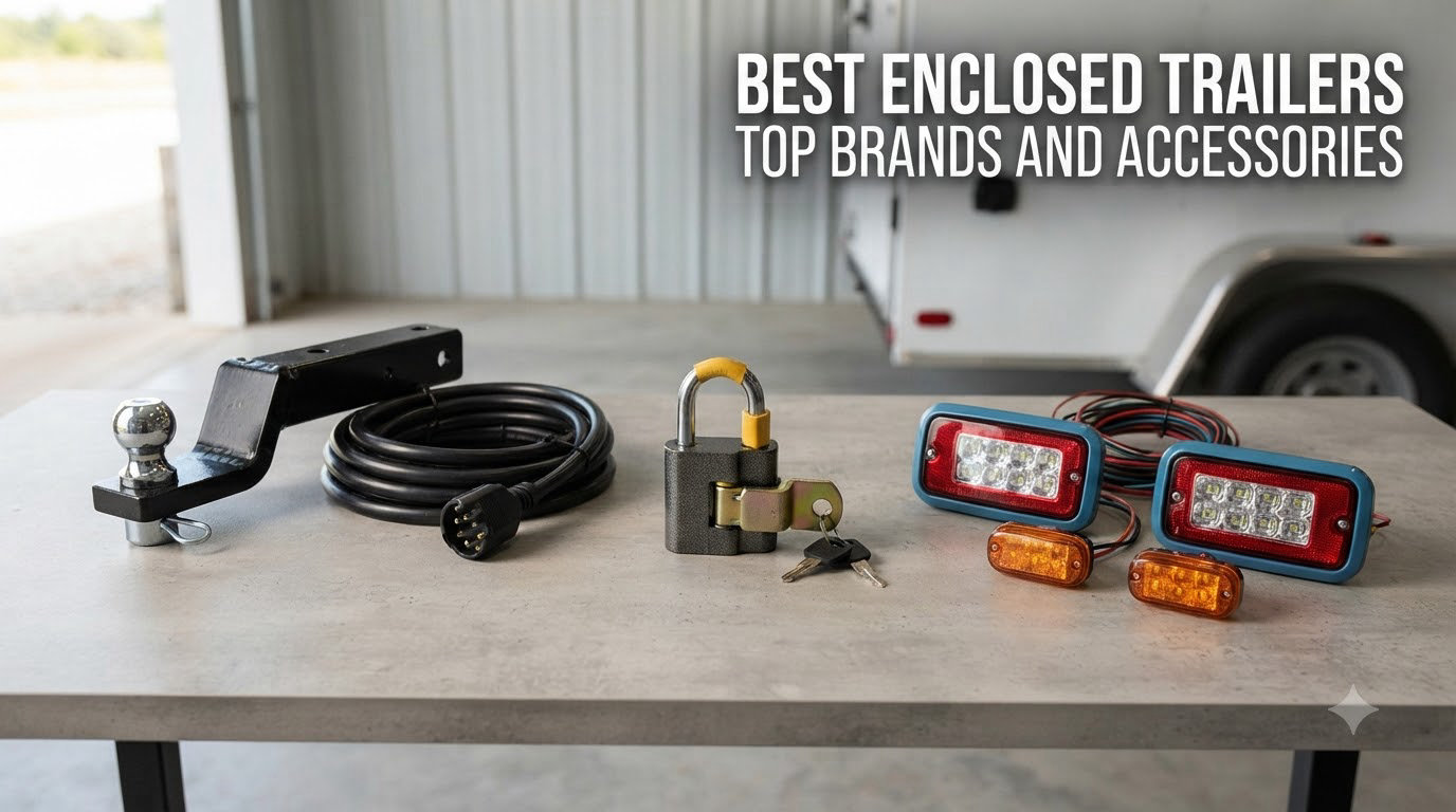 best enclosed trailers top brands and accessories