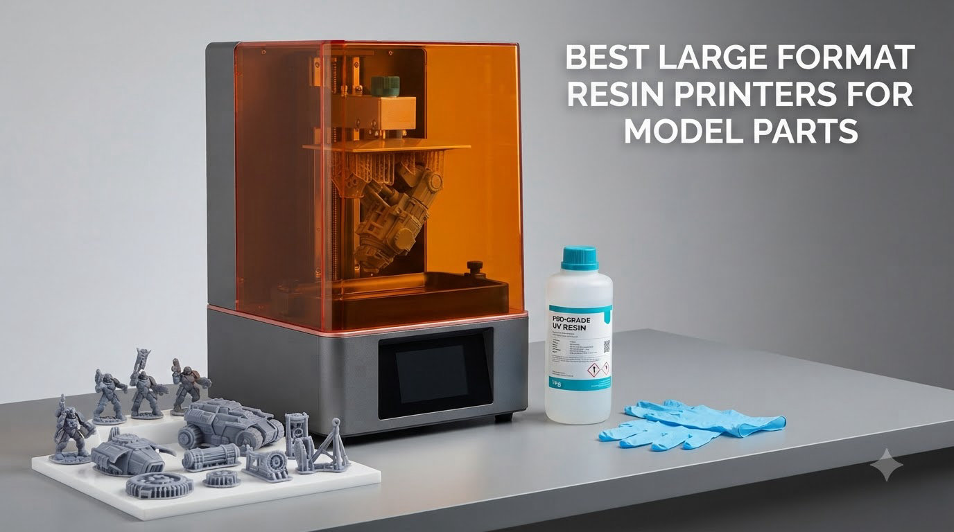 best large format resin printers for model parts