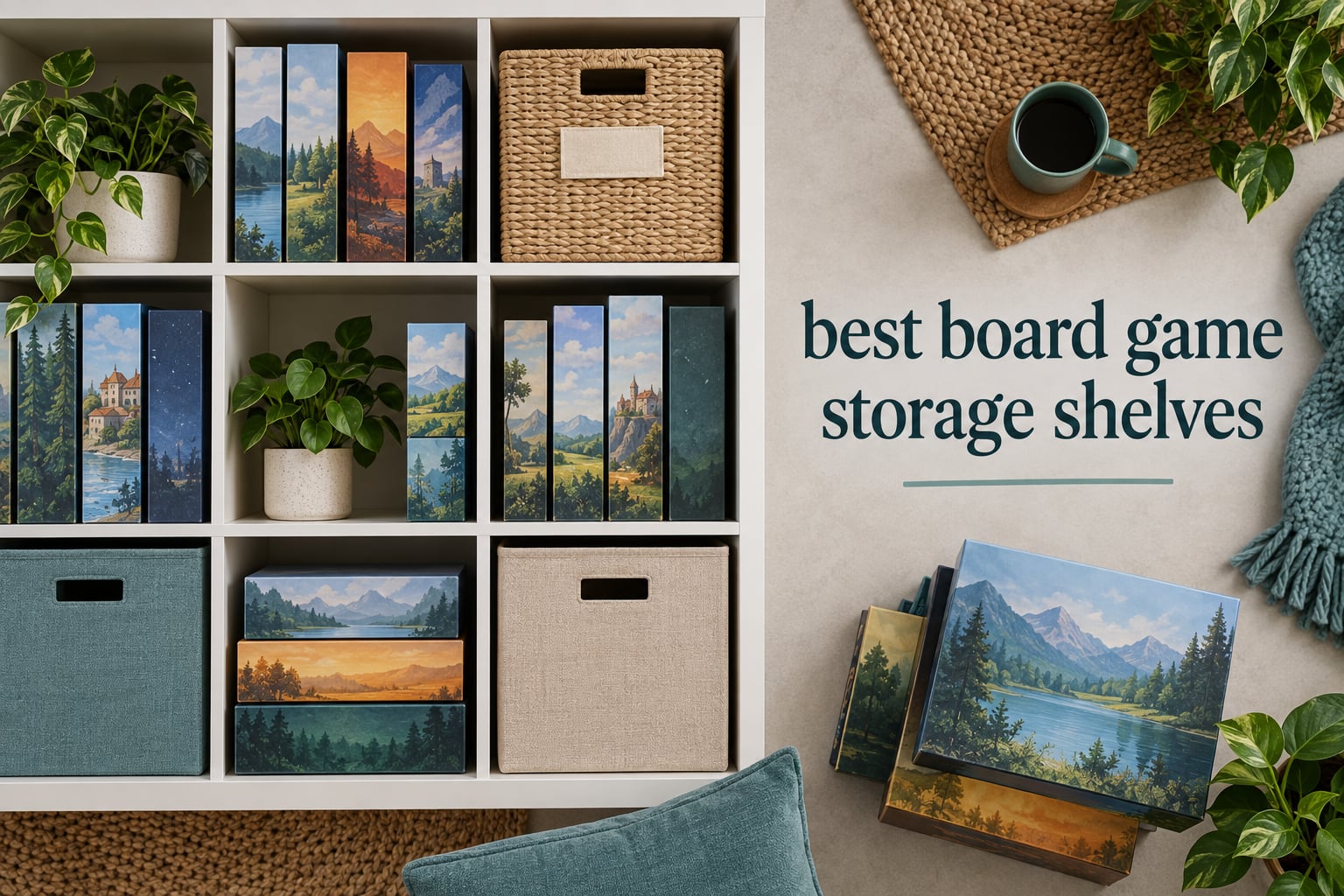 best board game storage shelves