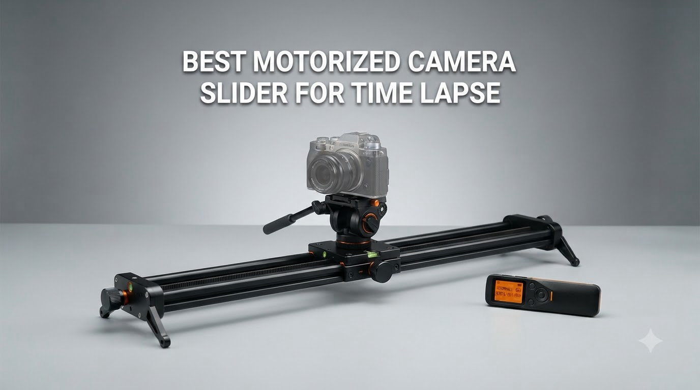 best motorized cameras slider for time lapse