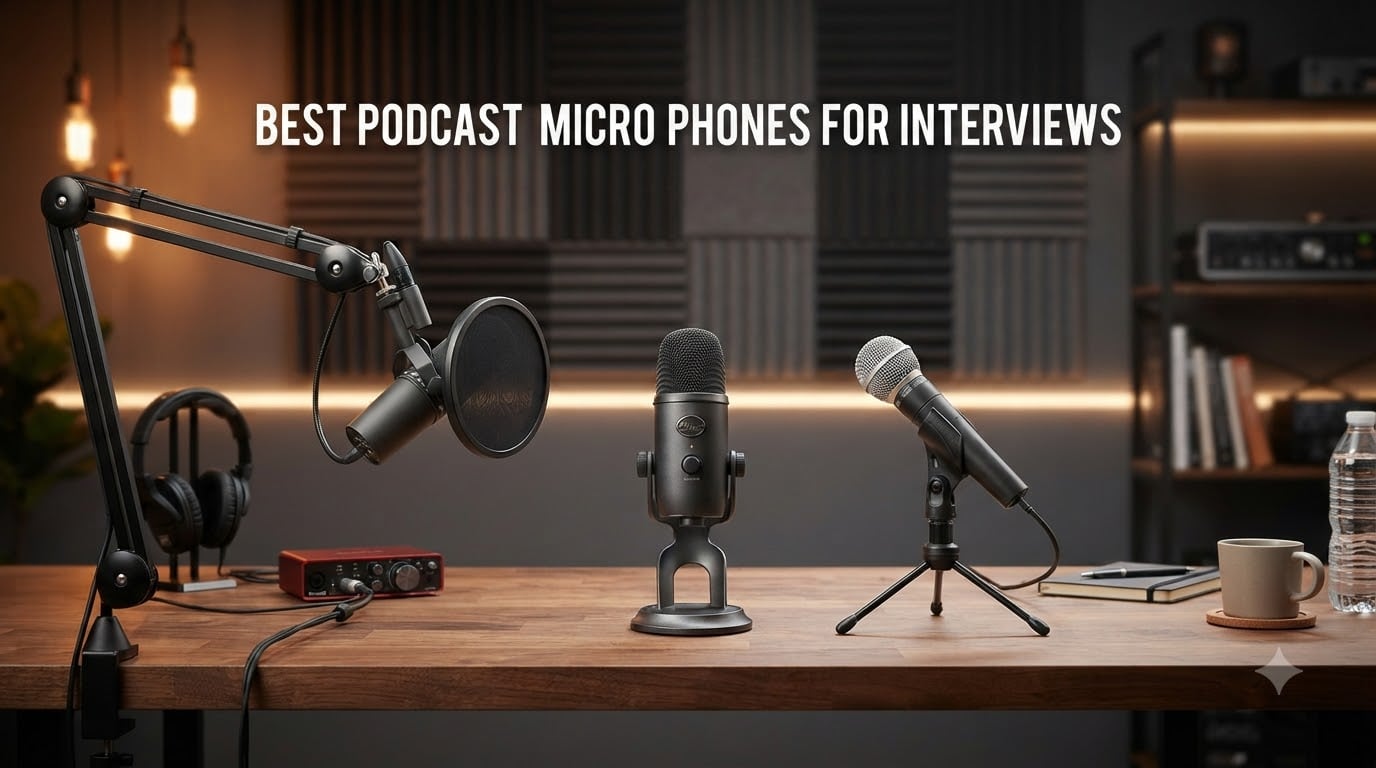best podcast microphones for interviews