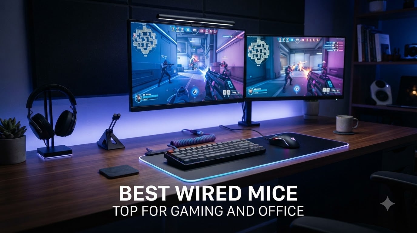 best wired mice top for gaming and office