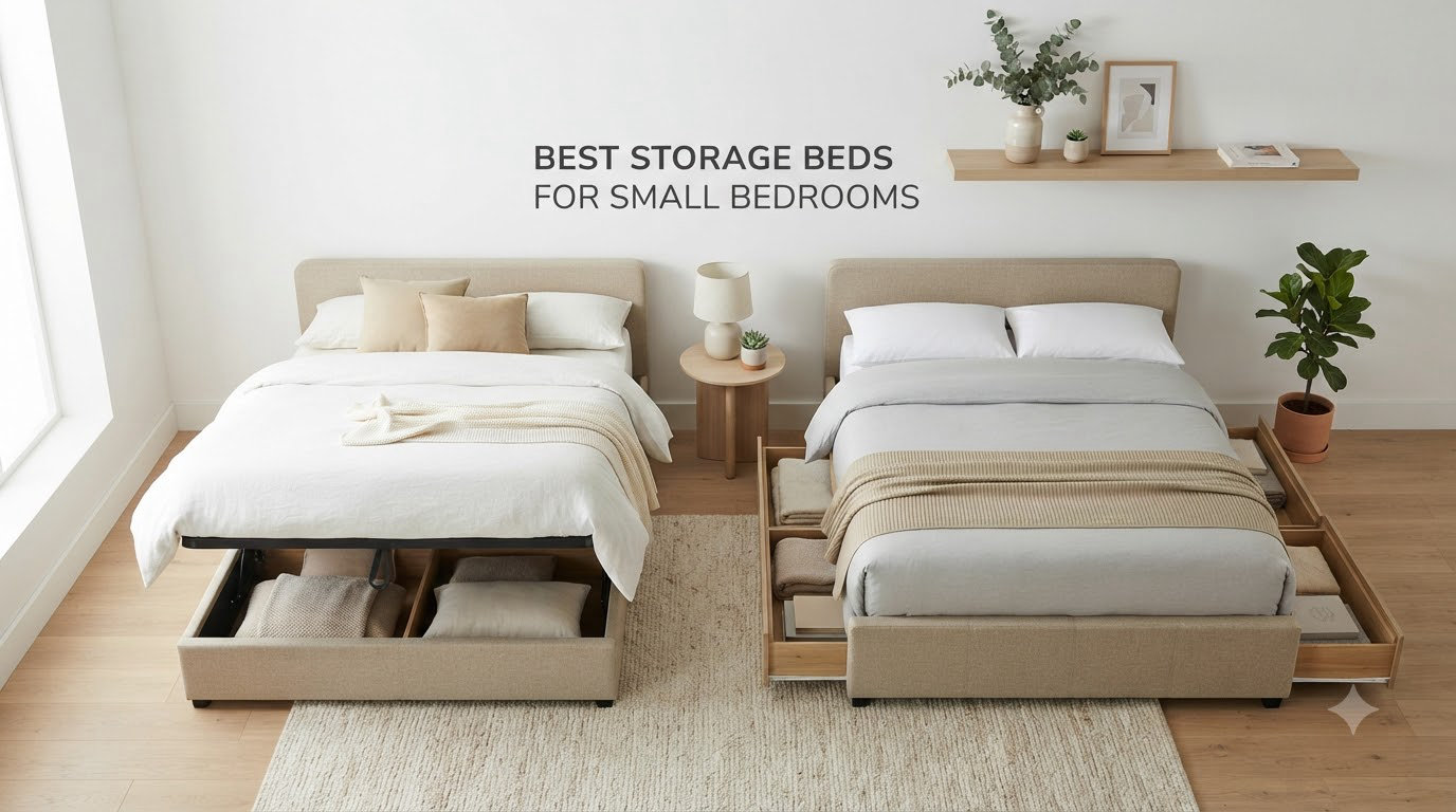 best storage beds for small bedrooms