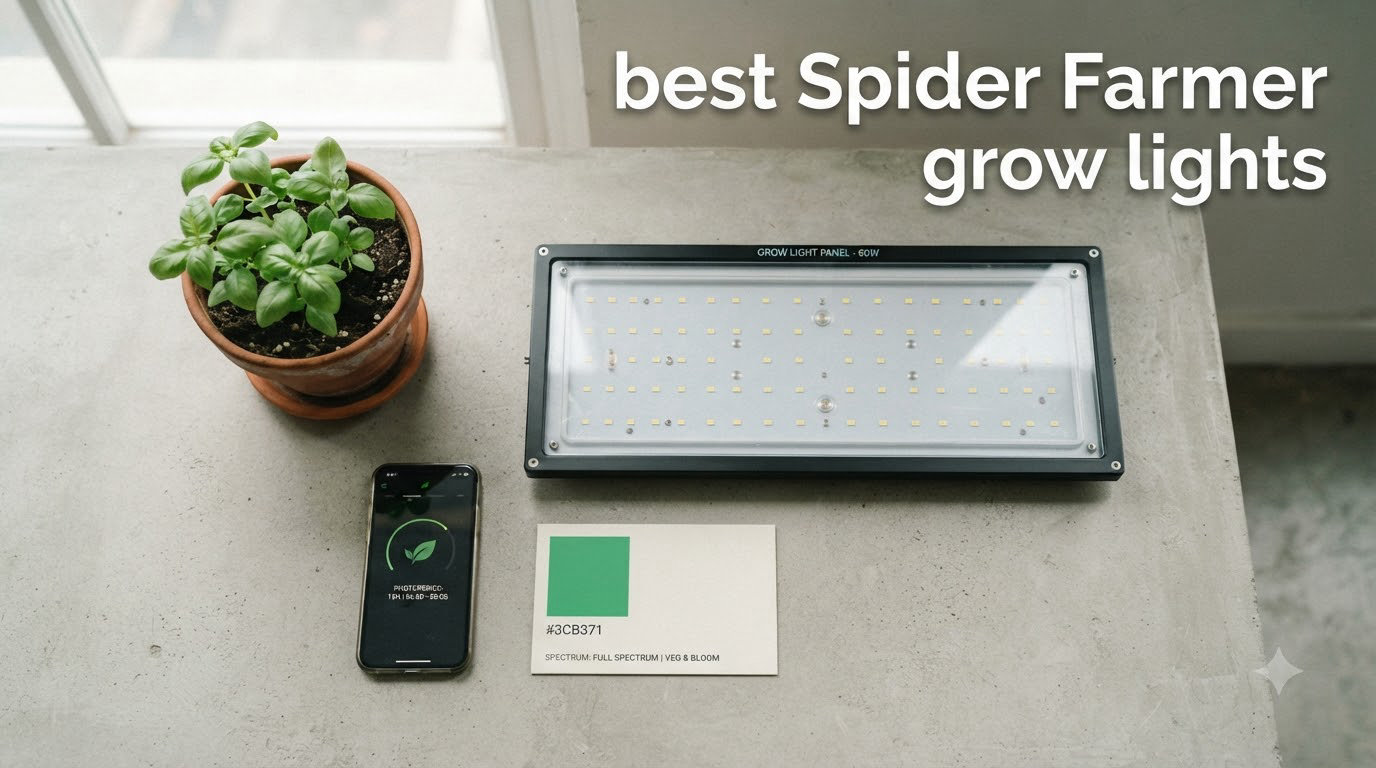 best Spider Farmer grow lights