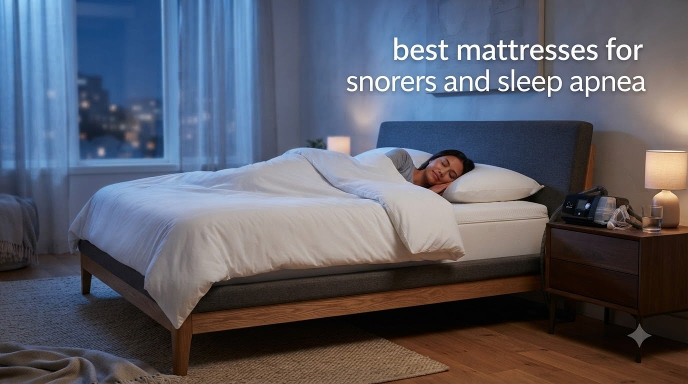 best mattresses for snorers and sleep apnea