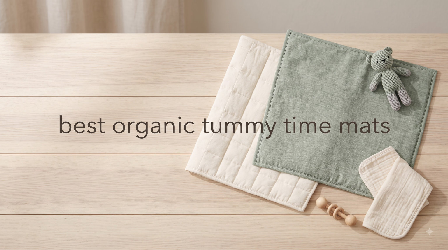 best organic tummy time mats