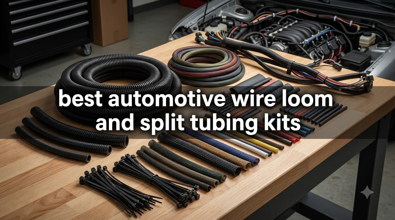 best automotive wire loom and split tubing kits