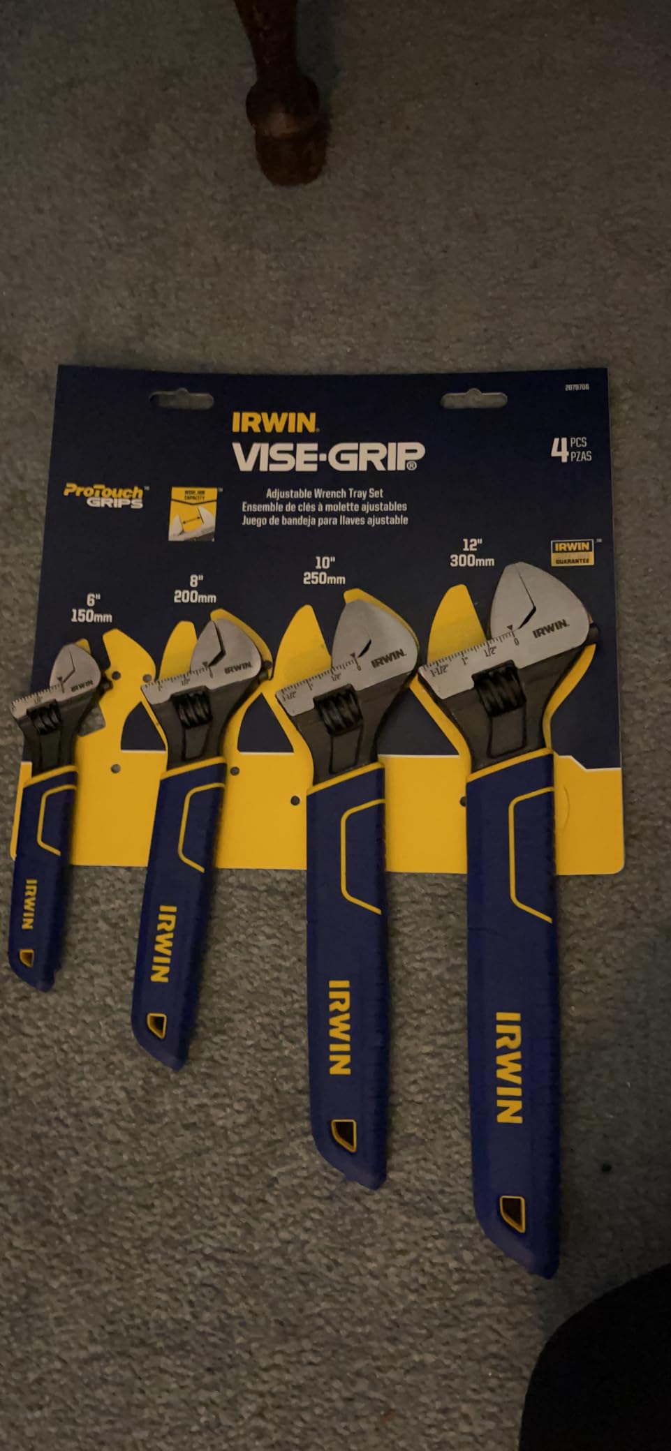IRWIN Vise-Grip Adjustable Wrench Set, SAE/MM, 4-Piece (2078706) customer photo 1