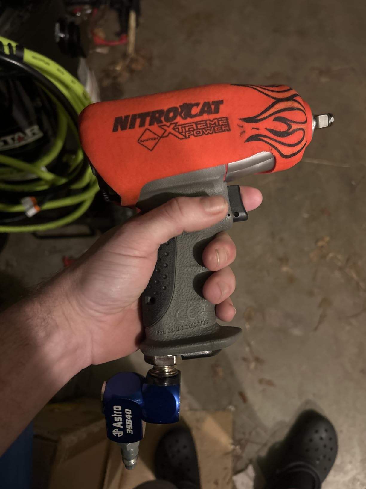 NitroCat - 1375XL 1375-XL 1/2-Inch Mini Composite Air Impact Wrench with Twin Clutch Mechanism, multi, one size customer photo 1